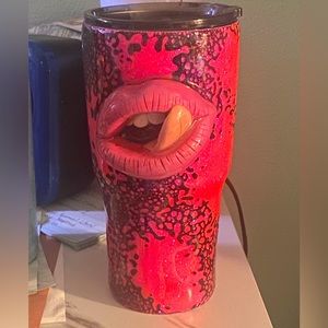 3D Sexy Lips Tumbler